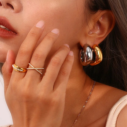 Aurum Halo Hoops image 3